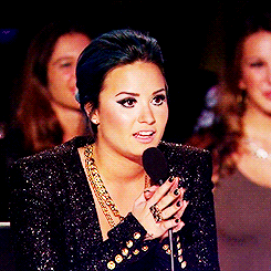 ddwarrior:  Demi Lovato on  “The X Factor” in recent weeks 