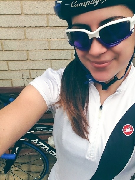 cyclingchicks: clubathletica: Sprints are good for the soul ☺️ Nice smile