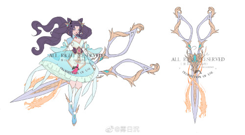 More League Skin Concepts by 雾日沉Withered &amp; Crystal Rose IreliaCoven IreliaWithered Rose VayneK/D