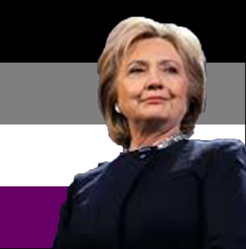 sweetbabyraysgourmetsauces:Asexual Hillary Clinton mood board