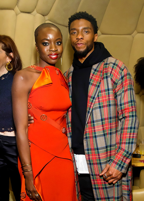 XXX myfriendamy:  Danai Gurira with Chadwick photo