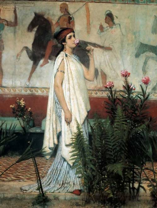 vinterkosmos: A Greek WomanSir Lawrence Alma-Tadema