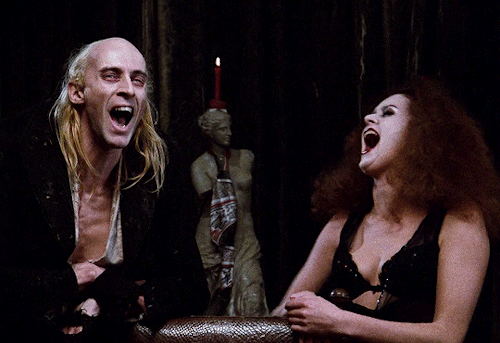 homosgenic:If only we were amongst friends… or sane persons!Rocky Horror Picture Show (1975, dir. Ji