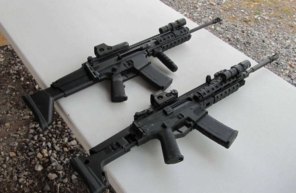 weaponslover:  Bushmaster ACR &amp; FN SCAR
