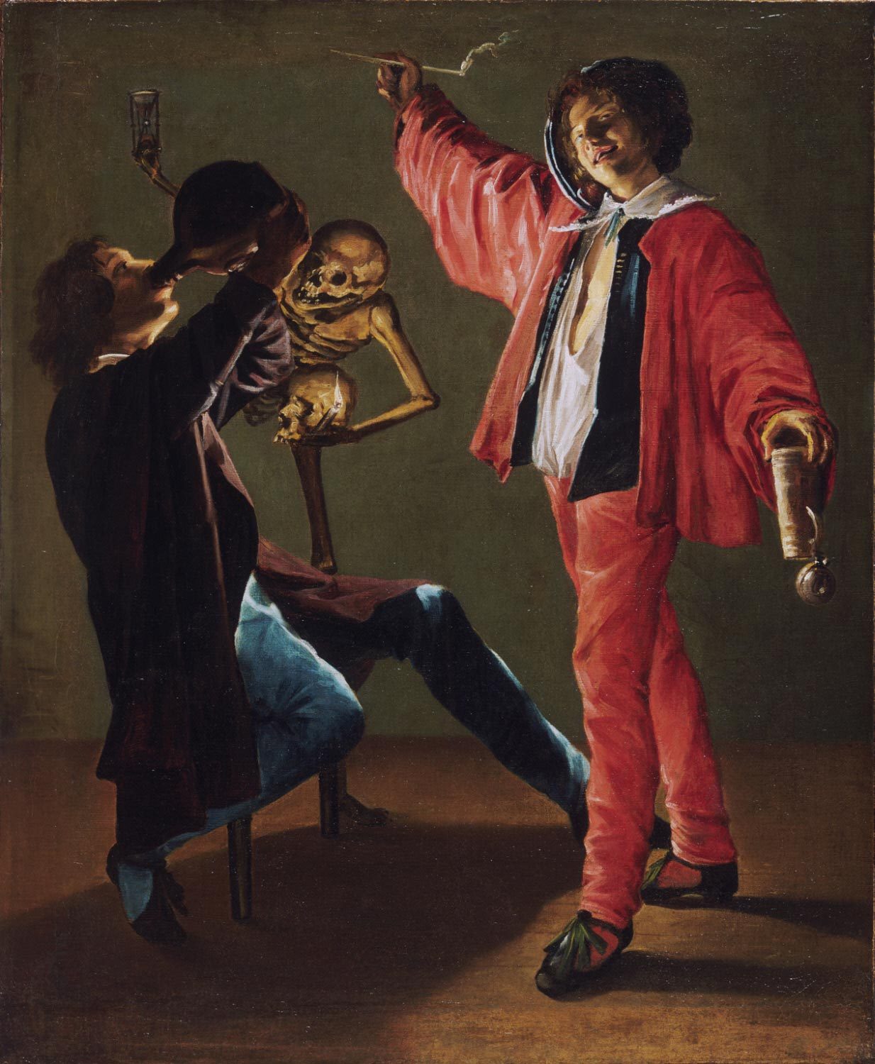 Judith Leyster (Dutch, 1609 - 1660): The Last Drop (The Gay Cavalier) (c. 1639) (via