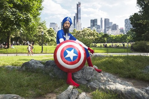 it-varys: dytabytes: And why not a Sikh Captain America? Vishavjit Singh got into a Captai
