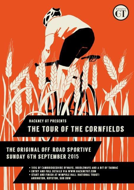 cadenced:  Eliza Southwood’s poster for the The Tour of the Cornfields in Cambridgeshire