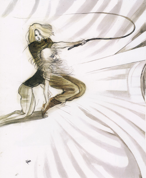 80sanime:GoShogun: The Time Étranger Illustrations by Yoshitaka Amano