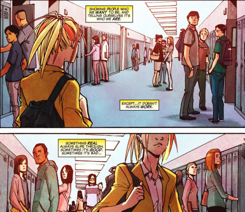 jlassijlali: Ms. Marvel #17 Why is it so hard to be kind? why does being nice feel so..Embarrasing? 