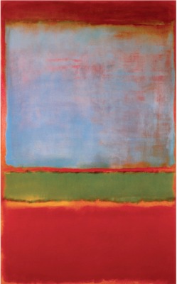 dailyrothko:  Mark Rothko, No. 6 (Violet, Green and Red), 1951