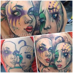 electricalivia:  Had the chance to re-work the first “faces” I ever did as an apprentice years ago. Feels so good to see my progress laid out so plainly. All the hard work is for something, it’s easy to forget that sometimes. I’m grateful for