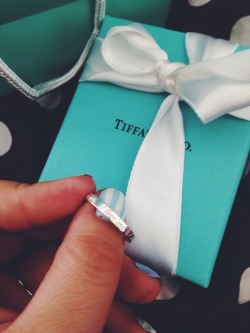 blondieeboo:  Tiffany and co promise ring