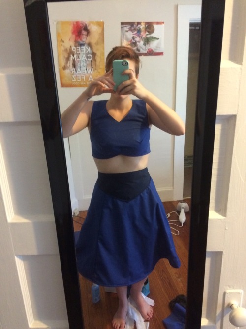 Finished lapis’s dress today!