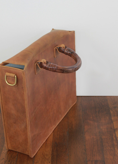 Rich, buttery leather business bag by @veritymarket