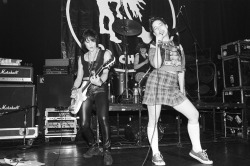 Little-Trouble-Grrrl:  Joan Jett Performing With Bikini Kill At Irving Plaza In New