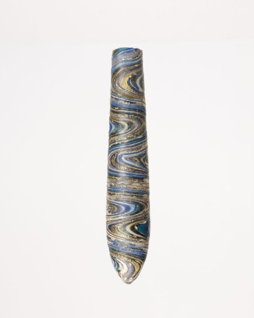 Eastern MediterraneanAlabastron (Unguent Bottle), 1st century B.C.E.Glass, core-formed technique Gre