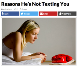 tastefullyoffensive:  Reason #1: Wrong type of phone. [x]