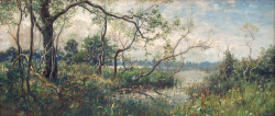 by-the-brush:  Summer LandscapeJohan Krouthén - 1883 