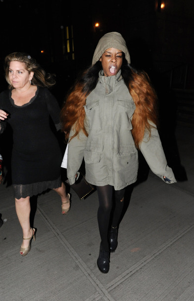 Porn azealiabanksweb:      Azealia Banks arriving photos