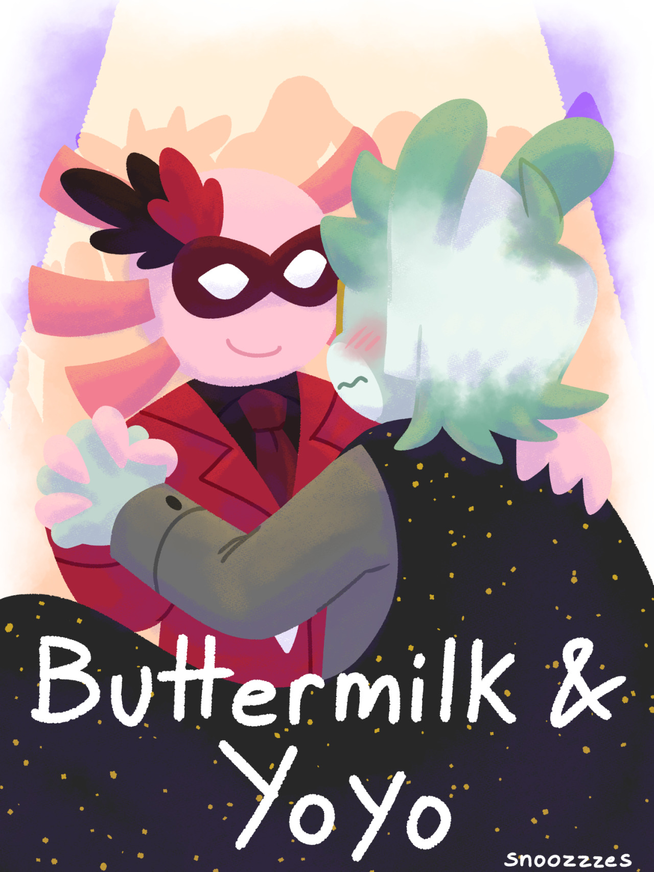 Buttermilk & Yoyo - Dream Masquerade (Part 1) #comic#webcomic#cartoon#art#digital art#digital#sorbet oc#yoyo oc #Buttermilk and yoyo  #buttermilk & yoyo