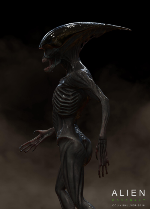 everything-alien-and-predator:Early Neomorph Concept Art for Alien: Covenant