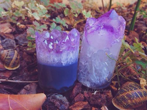 Porn photo crystallauraa:  Magical amethyst cores ☾☆