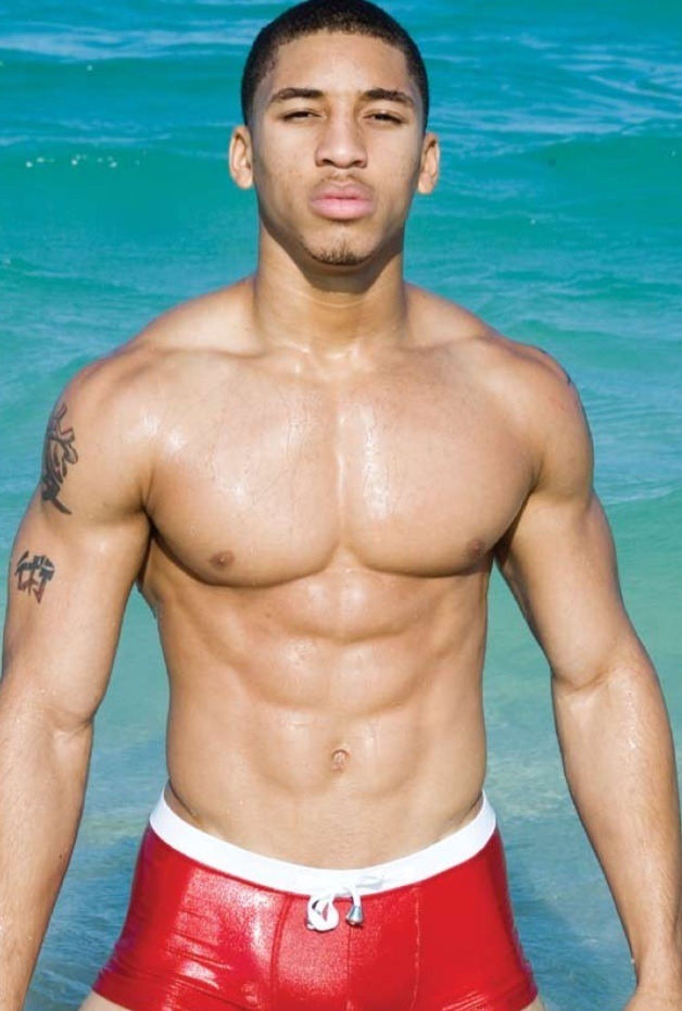 nubiannudaveritas:  Germany Mayfield in Flava Men Magazine as Carlos Jackson and