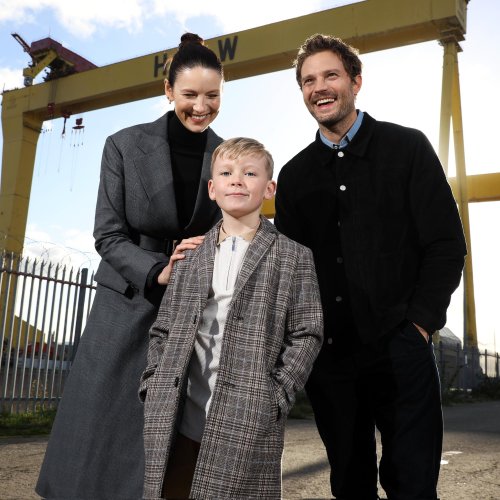 themusicsweetly:The cast and director of Belfast (2021) in Belfast, Northern Ireland