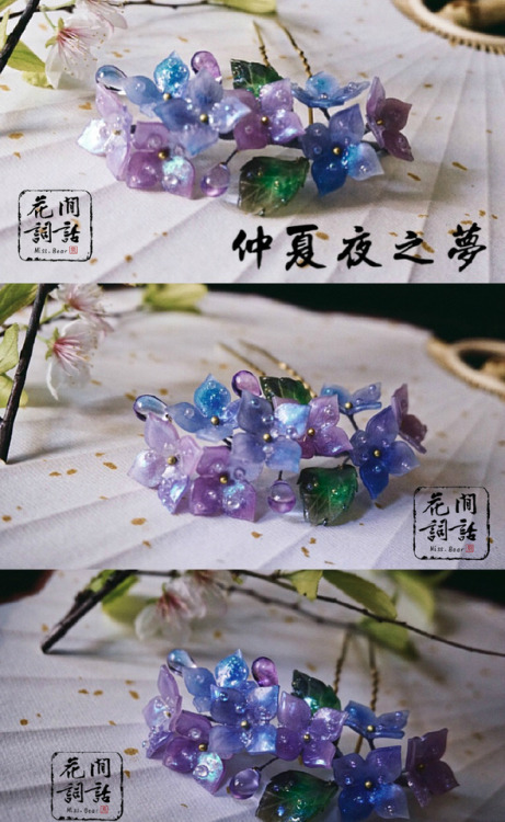 Hairpieces for Chinese hanfu by 花间词话