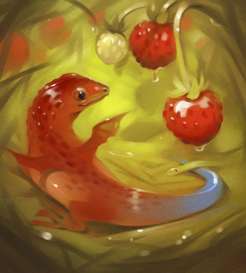 nihilismpastry: pr1nceshawn: Fruit Dragons by Alexandra Khitrova. @iliterallyhavenolife