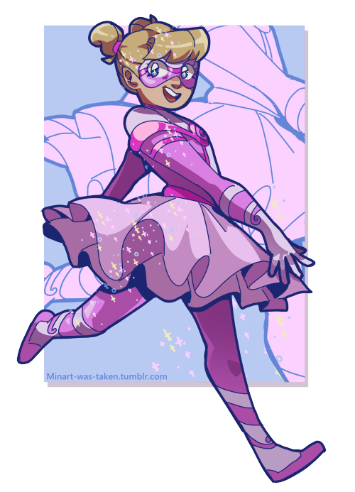 Miraculous fanart wasn’t on the menu but then they added pink and sparkly