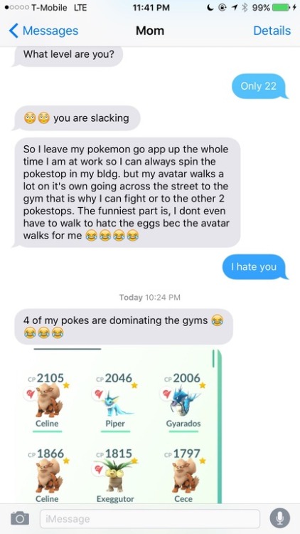 bestofpokemongo:Some parents like to lift their kids up, my mom on the other hand… via