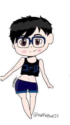 zephyrine-gale:  hufflepouf25: Quick drawing done on my phone, I know it’s terrible. For the crop top trend by @zephyrine-gale Am I too late, probably XD !!!