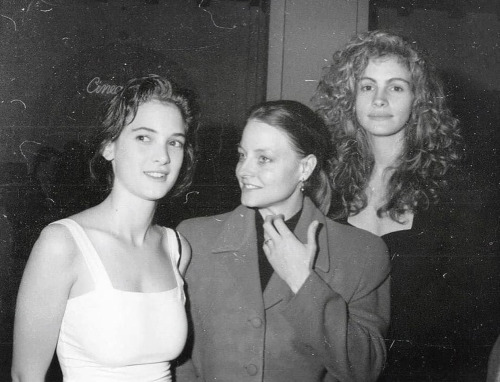 nowebsite: Winona Ryder, Jodie Foster, and Julia Roberts, 1989