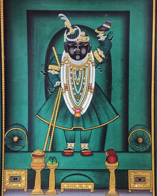 swapnil1690:This splendid piece of a घटा श्रिंगार दर्शन (Ghata Shringar Darshan) by a local artist h