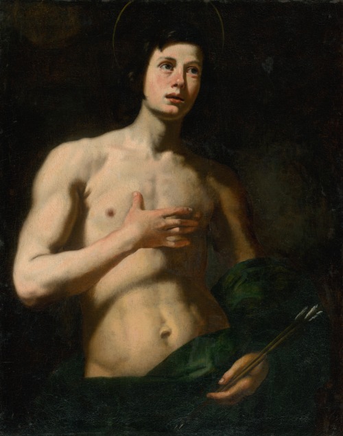 maertyrer:  Lorenzo LippiSt. SebastianOil on canvas, 94,5 x 75 cm, 1628-40