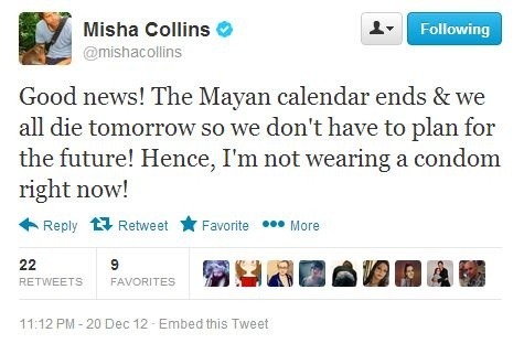 who-minds-supernatural:  Favourite misha tweets (part 1) 