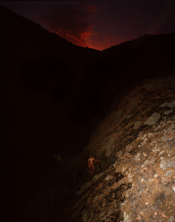 zakkrevitt:  Tristan climbing Sandstone Peak 