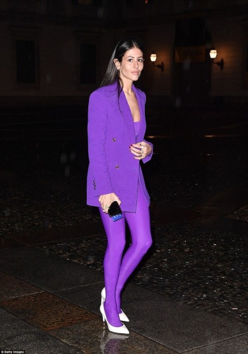 Purple outfit