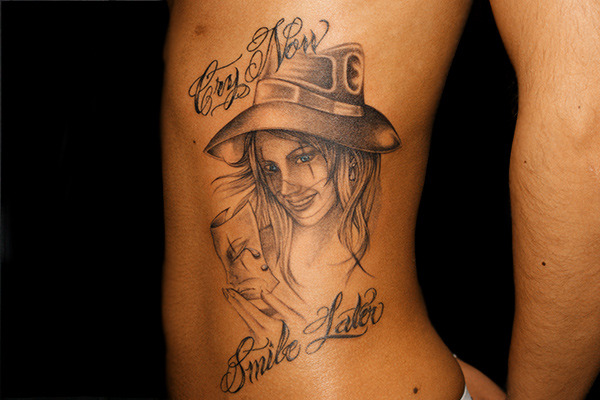 Tifana Tattoo クラウンガールのチカーノタトゥー作品画像です Clown Girl Which Is Tifana Tattoo クラウンガールのチカーノタトゥー作品画像です Clown Girl Which Is