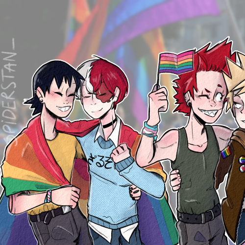 mha pride art