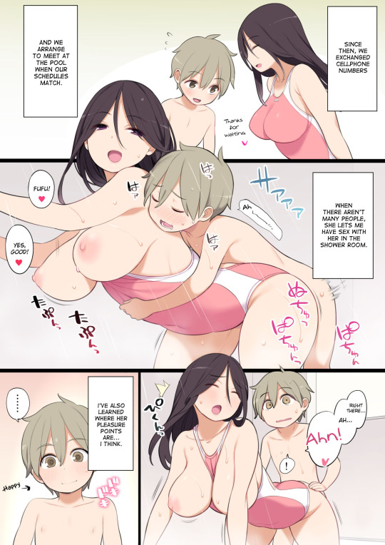 Pool de Deatta Oneesan to Ecchi na Kankei ni Nacchau Ohanashi! Hentai manga!