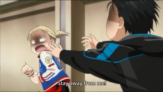 akaname-tanuma:   Honestly Yurio was so precious this episode??? His angry thing is seeming more and more like fun rivalry than hate. I mean. His reaction to his own great performance was    Excited and lighthearted, and though he did make a callout to