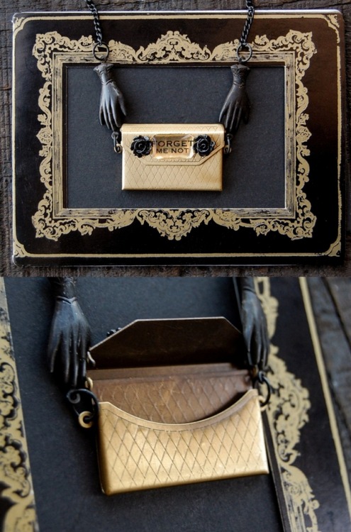 sosuperawesome:Mourning Jewelry / Perfume Jewelry The Parlor Apothecary on Etsy