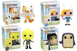 comicsalliance:  More ‘Adventure Time’ Pop Vinyl Figures Coming From Funko This Fall By Caleb Goellner Funko’s Pop Vinyl series is set to continue its Adventure Time line this fall with six new figures joining the current assemblage of Finn,