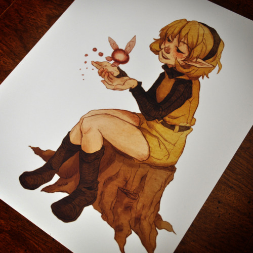 lulles:Giveaway time!Prizes:Three of my prints, (Breather, Saria and Demure. The first two are 8x10”