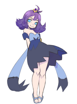 punipawsart: Quick sketch commission of   Acerola from pokemon cutie X3