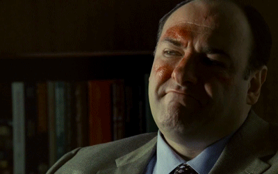 animatedJames Gandolfini: Italian give a fuck expression in Sopranos(some captions in the web say Fu