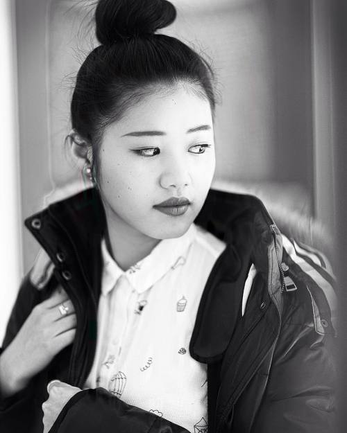 You would think it was cold outside&hellip; #model #chinese #blackandwhite #naturallight #improp