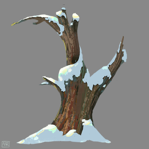 Some tree stump designs/study.